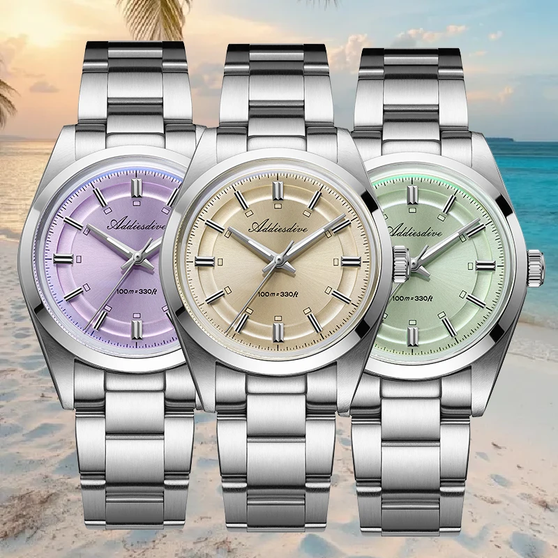 ADDIESDIVE Stainless Steel Men's Watch Stainless Steel Waterproof Super Luminous Simple Watches Bubble Mirror Glass Quartz Watch
ADDIESDIVE Stainless Steel Men's Watch Stainless Steel Waterproof Super Luminous Simple Watches Bubble Mirror Glass Quartz Watch