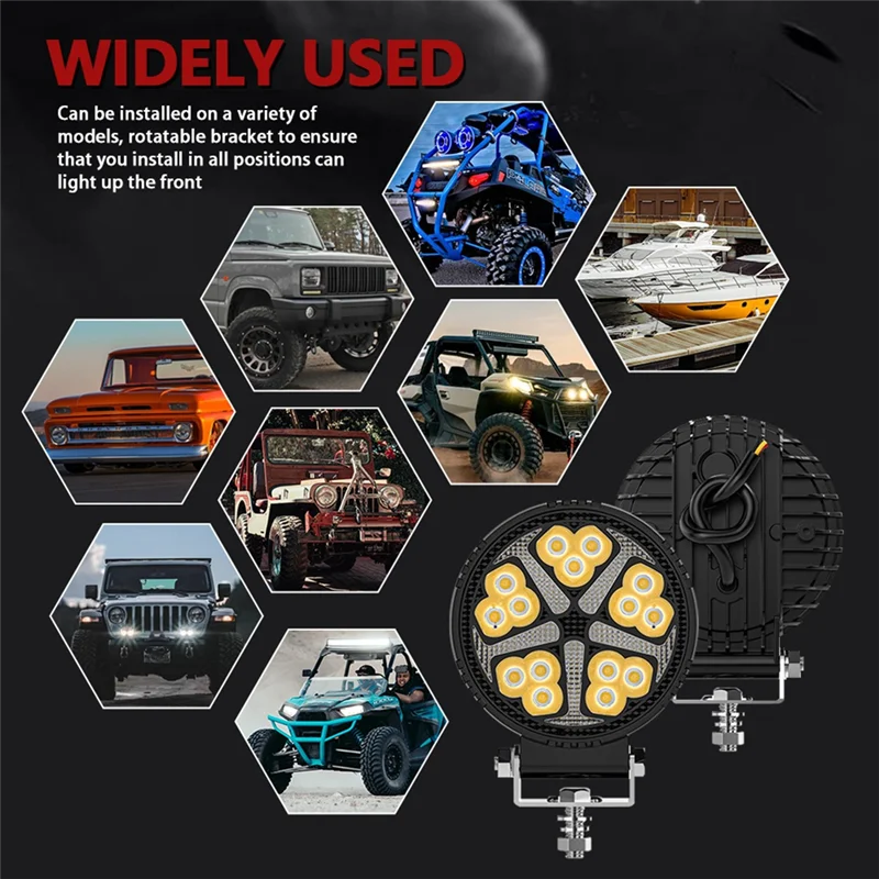 Round 4 Inch Car LED Work Lights Flash Spotlights DRL For Truck ATV UTV SUV Motorcycle Cart Trailer Boat
Round 4 Inch Car LED Work Lights Flash Spotlights DRL For Truck ATV UTV SUV Motorcycle Cart Trailer Boat