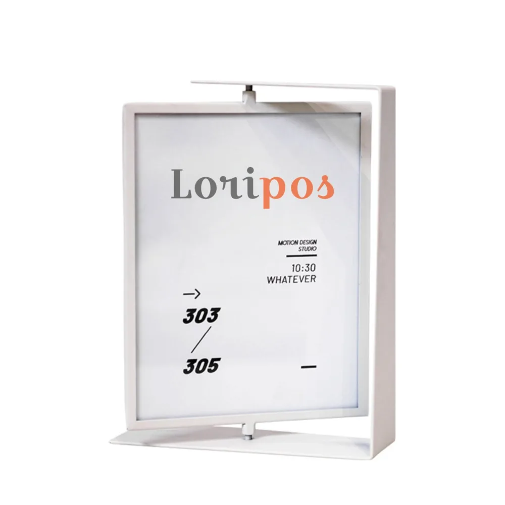 A5 White Painted Iron Acrylic Rotating Table Sign, Desktop Display Stand for Luxury Beauty & Nail Salon, Member Price List
A5 White Painted Iron Acrylic Rotating Table Sign, Desktop Display Stand for Luxury Beauty & Nail Salon, Member Price List