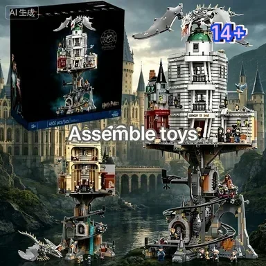 Bandai Instant Limited Style 76417 Gringotts Wizarding Bank Bricks Construction High Quality Gift compatible with LEGO bricks
Bandai Instant Limited Style 76417 Gringotts Wizarding Bank Bricks Construction High Quality Gift compatible with LEGO bricks