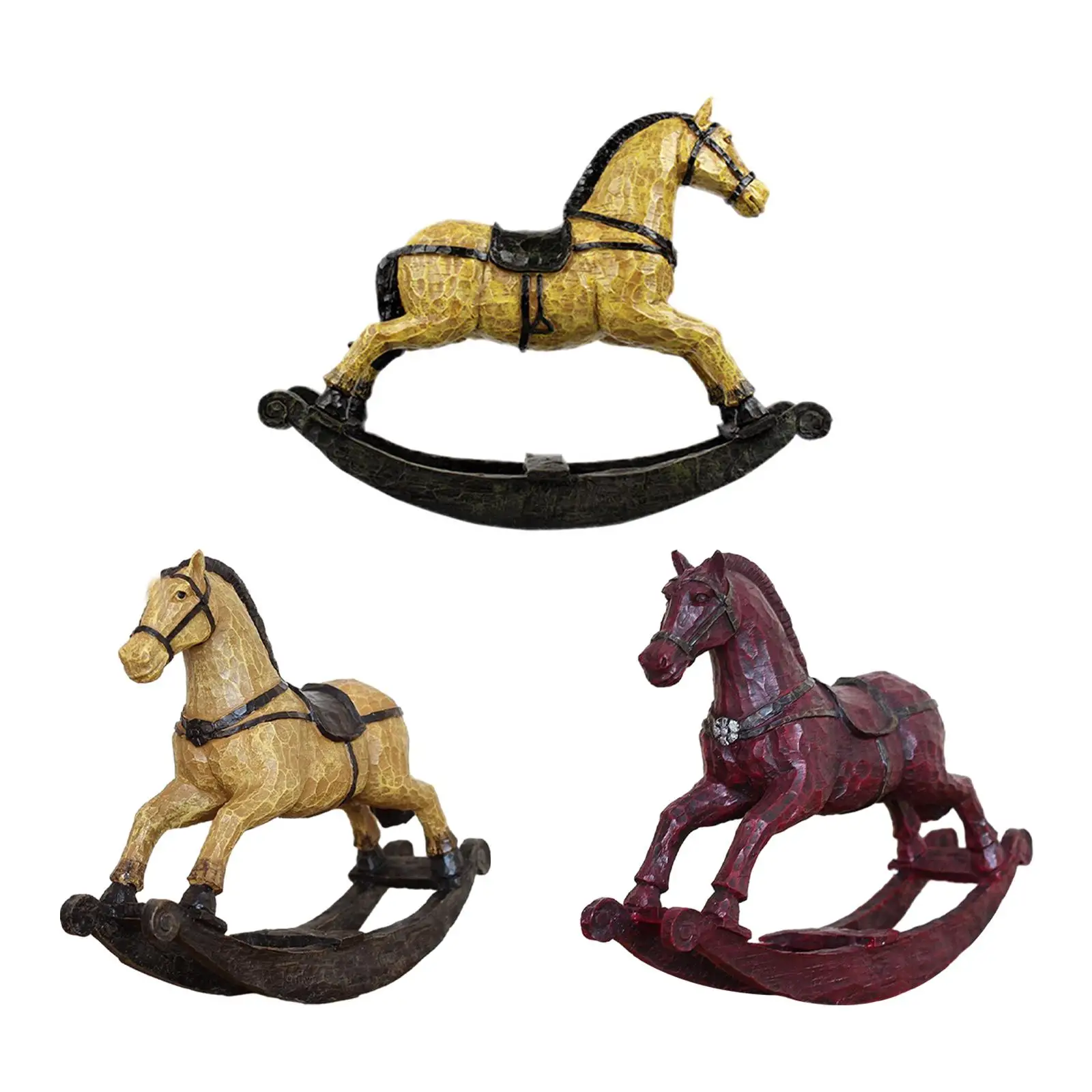Rocking Horse Statue Creative Photo Props Nordic Ornament Crafts Ornament Sculpture for Cafe Shelf Office Tabletop Countertop
Rocking Horse Statue Creative Photo Props Nordic Ornament Crafts Ornament Sculpture for Cafe Shelf Office Tabletop Countertop