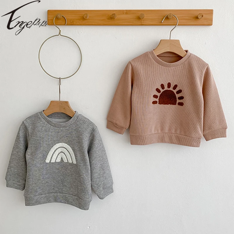 Baby Boys Girls Spring Autumn Children's Boys Girls Long Sleeves Pullover Clothes Printed Rainbow For Boys Kids Cute Clothes
Baby Boys Girls Spring Autumn Children's Boys Girls Long Sleeves Pullover Clothes Printed Rainbow For Boys Kids Cute Clothes