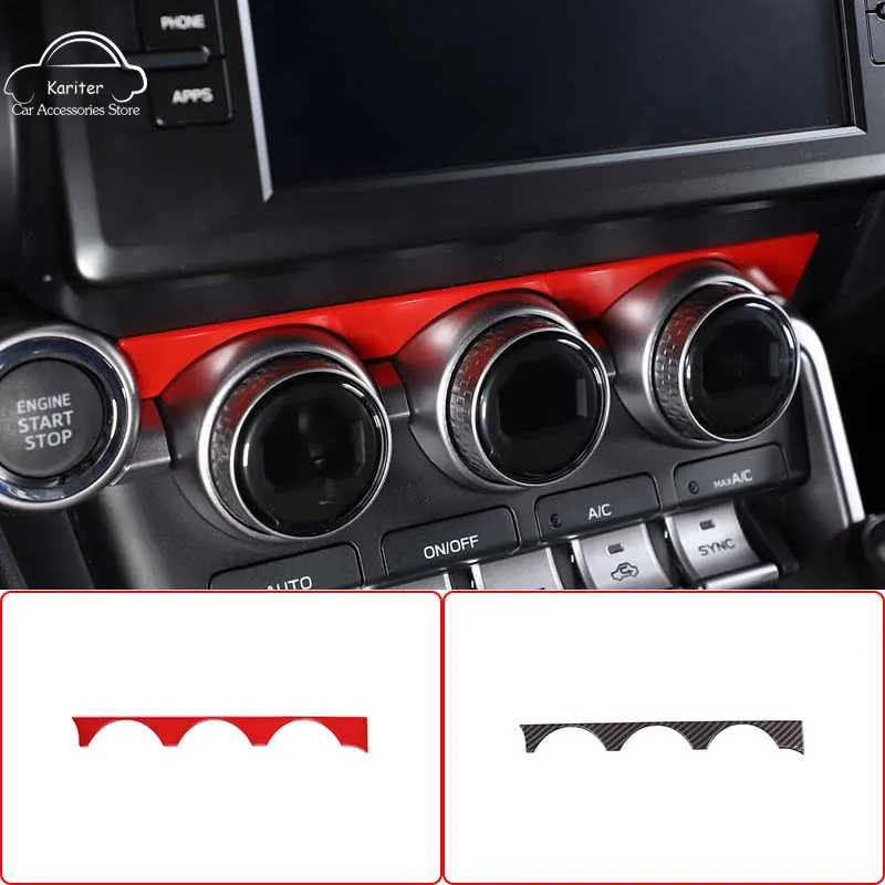 For Subaru BRZ/Toyota 86 2022 ABS Carbon Fiber/Red Car Air Conditioner Knob Upper Trim Panel Sticker Car Interior Accessories
For Subaru BRZ/Toyota 86 2022 ABS Carbon Fiber/Red Car Air Conditioner Knob Upper Trim Panel Sticker Car Interior Accessories