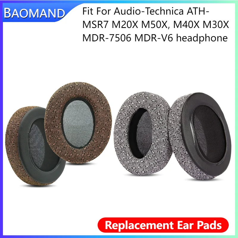 For Audio-Technica ATH-MSR7 M20X M50X, M40X M30X MDR-7506 MDR-V6 Headphone Earpads/Headset Gamer Earpads Ear Pad Cushion
For Audio-Technica ATH-MSR7 M20X M50X, M40X M30X MDR-7506 MDR-V6 Headphone Earpads/Headset Gamer Earpads Ear Pad Cushion