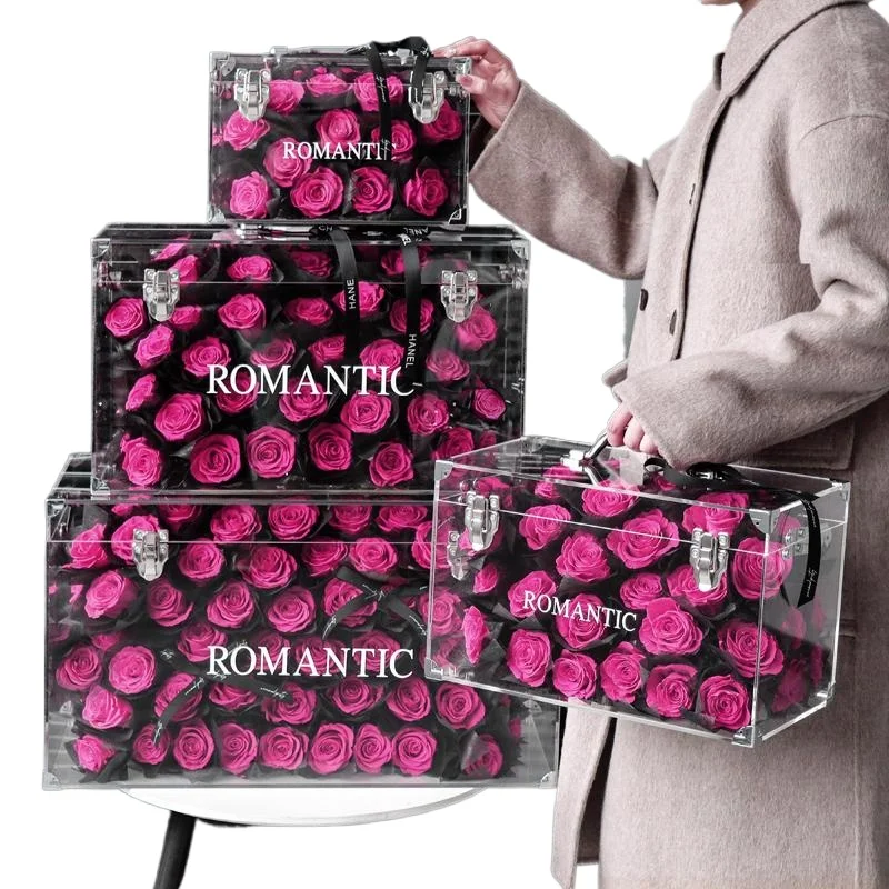 Graduation birthday gift for girlfriend girl rose immortality flower high-end real flower ornament suitcase suitcase bouquet
Graduation birthday gift for girlfriend girl rose immortality flower high-end real flower ornament suitcase suitcase bouquet