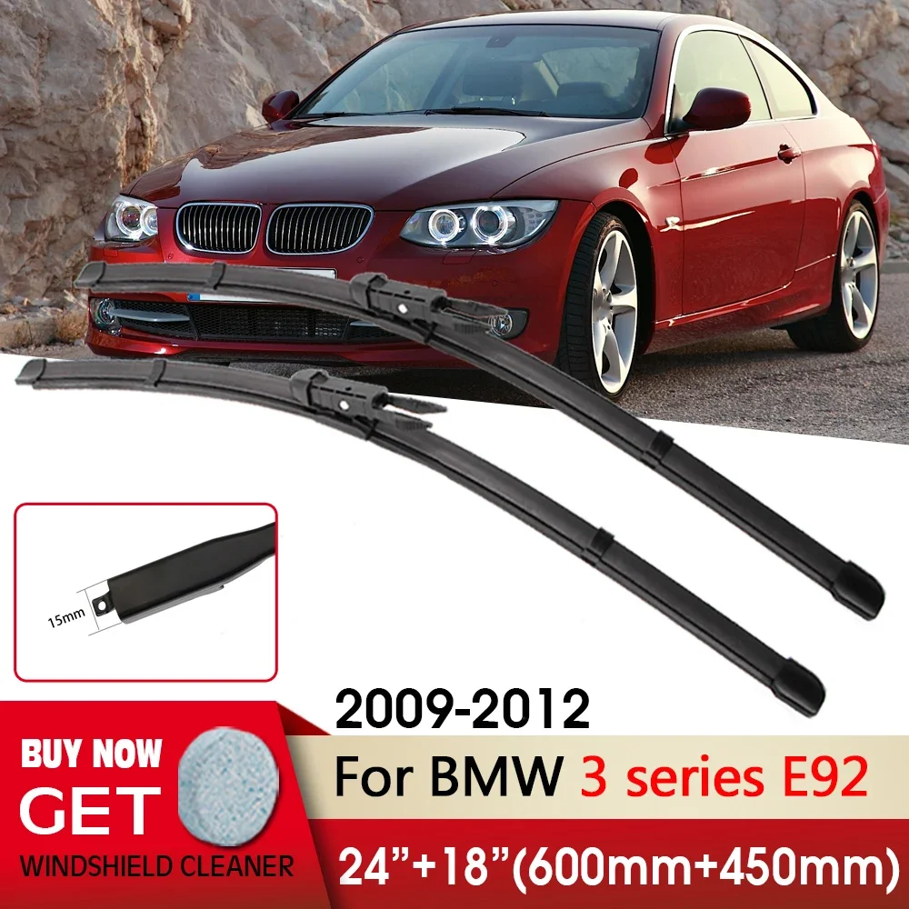 Car Wiper RHD&LHD Front Wiper Blade 24"+18" For BMW 3 series E92 2009-2012 Fit Pinch Tab Arm Windshield Windscreen Front Window
Car Wiper RHD&LHD Front Wiper Blade 24"+18" For BMW 3 series E92 2009-2012 Fit Pinch Tab Arm Windshield Windscreen Front Window