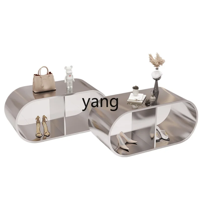 ZJJ stainless steel brushed water table clothing store display shoe bag oval Nakajima window display shelf
ZJJ stainless steel brushed water table clothing store display shoe bag oval Nakajima window display shelf