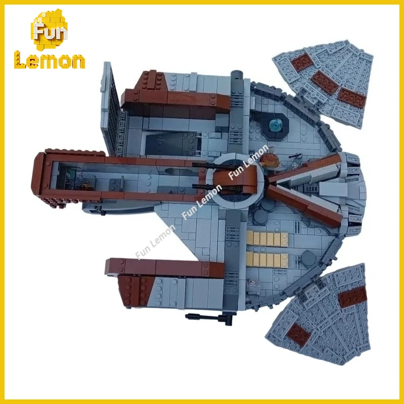 Creative Space Display Black Sci-Fi Cargo Ship Model, MOC DIY Assembly Toy Exquisite Futuristic Spacecraft Structure for Desktop
Creative Space Display Black Sci-Fi Cargo Ship Model, MOC DIY Assembly Toy Exquisite Futuristic Spacecraft Structure for Desktop