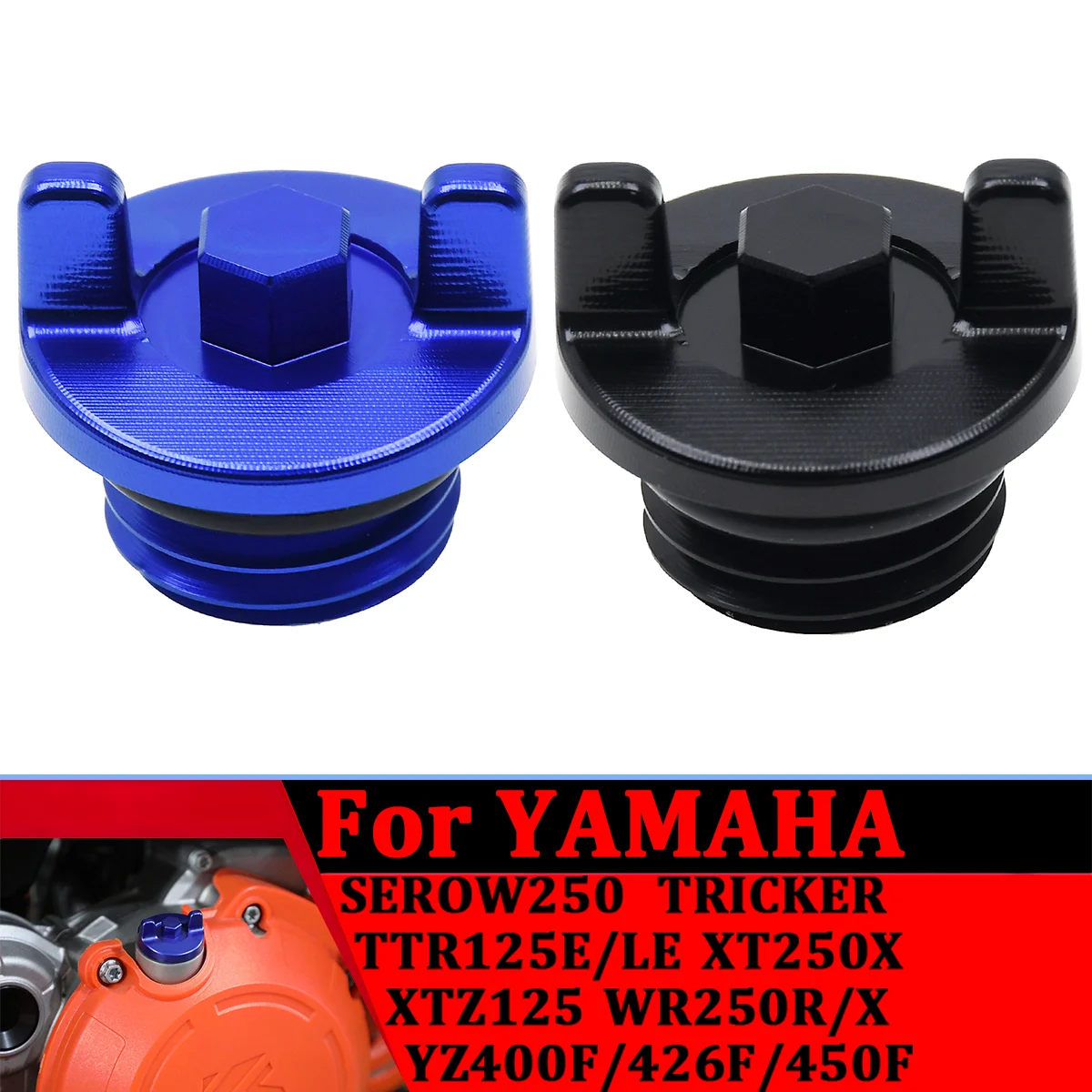 Motorcycle CNC Engine Oil Plug Cover For Yamaha YZ YZF YZX YZFX WRF WRR WRX 80 85 125 250 450 1993-2015 2016 Dirt bike Universal
Motorcycle CNC Engine Oil Plug Cover For Yamaha YZ YZF YZX YZFX WRF WRR WRX 80 85 125 250 450 1993-2015 2016 Dirt bike Universal