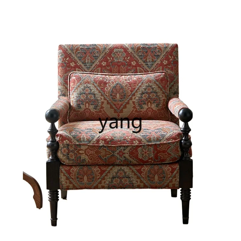 LH fabric sofa retro solid wood single living room light luxury high-end sofa chair
LH fabric sofa retro solid wood single living room light luxury high-end sofa chair