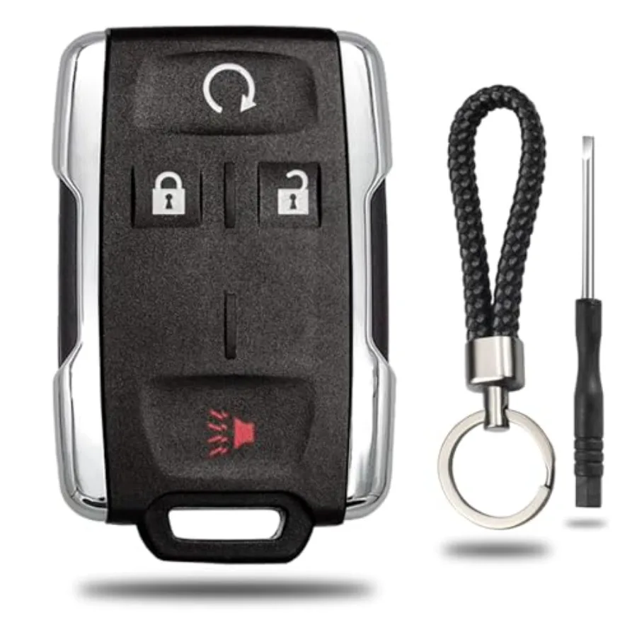 Key Fob Shell Case Replacement for Chevy Silverado Colorado GMC Sierra 1500 2500 3500 HD Canyon 2014 2015 2016 2017 2018 2019 2
Key Fob Shell Case Replacement for Chevy Silverado Colorado GMC Sierra 1500 2500 3500 HD Canyon 2014 2015 2016 2017 2018 2019 2