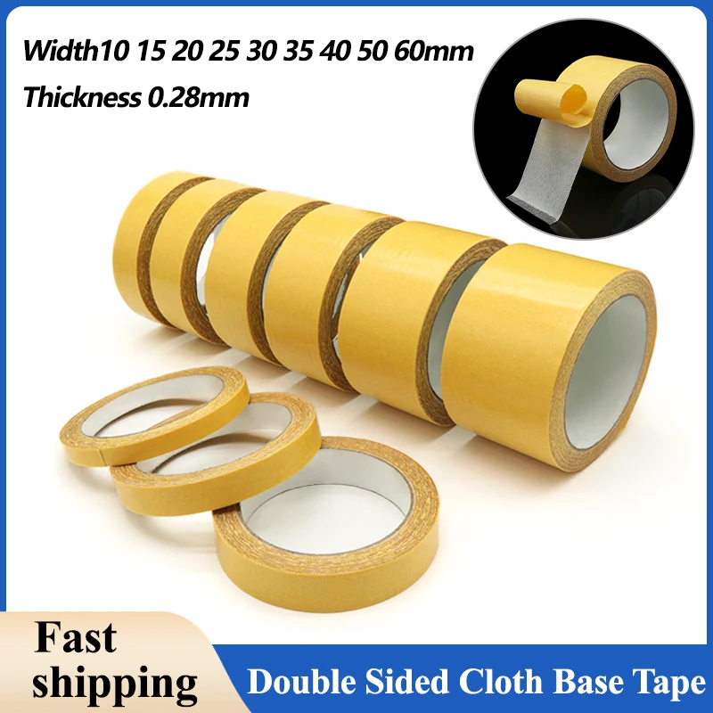 10m/roll High Viscosity Double Sided Cloth Base Grid Tapes Strong Sticky Traceless Waterproof Carpet Adhesive Fiber Gummed Tape
10m/roll High Viscosity Double Sided Cloth Base Grid Tapes Strong Sticky Traceless Waterproof Carpet Adhesive Fiber Gummed Tape