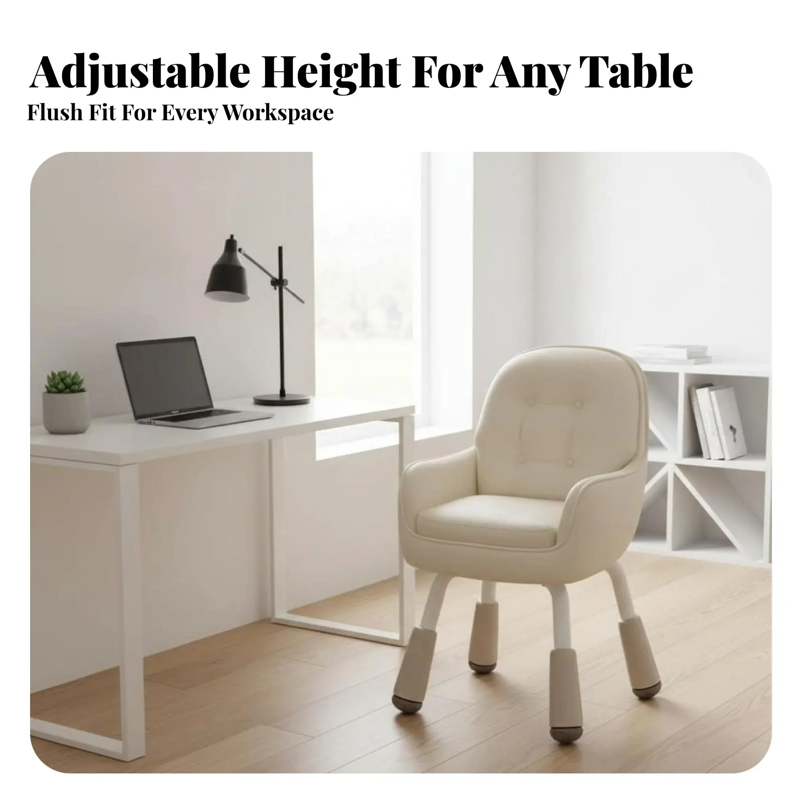 Armless rolling Chair Comfortable Vanity Stool Height Adjustable Ergonomic spine supportrest for Women, Teens
Armless rolling Chair Comfortable Vanity Stool Height Adjustable Ergonomic spine supportrest for Women, Teens