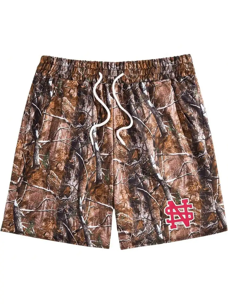 Mens Camo Print Drawstring Waist Shorts Casual Athletic Track Gym Shorts
Mens Camo Print Drawstring Waist Shorts Casual Athletic Track Gym Shorts