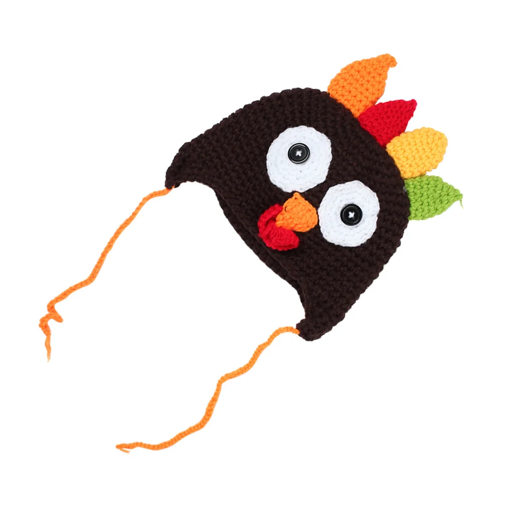 1pc Handmade Baby Hooded Cartoon Turkey Design Hat Cotton Baby Autumn Hat Casual Winter Kids Hat Size S (Coffee)
1pc Handmade Baby Hooded Cartoon Turkey Design Hat Cotton Baby Autumn Hat Casual Winter Kids Hat Size S (Coffee)