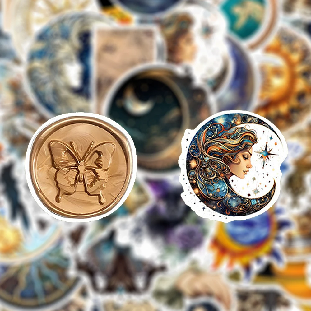 10/30/50pcs Vintage Greek Mythology Universe Stickers Cartoon Moon Sun Flower Decals Luggage Notebook Phone Cool Sticker Decor
10/30/50pcs Vintage Greek Mythology Universe Stickers Cartoon Moon Sun Flower Decals Luggage Notebook Phone Cool Sticker Decor