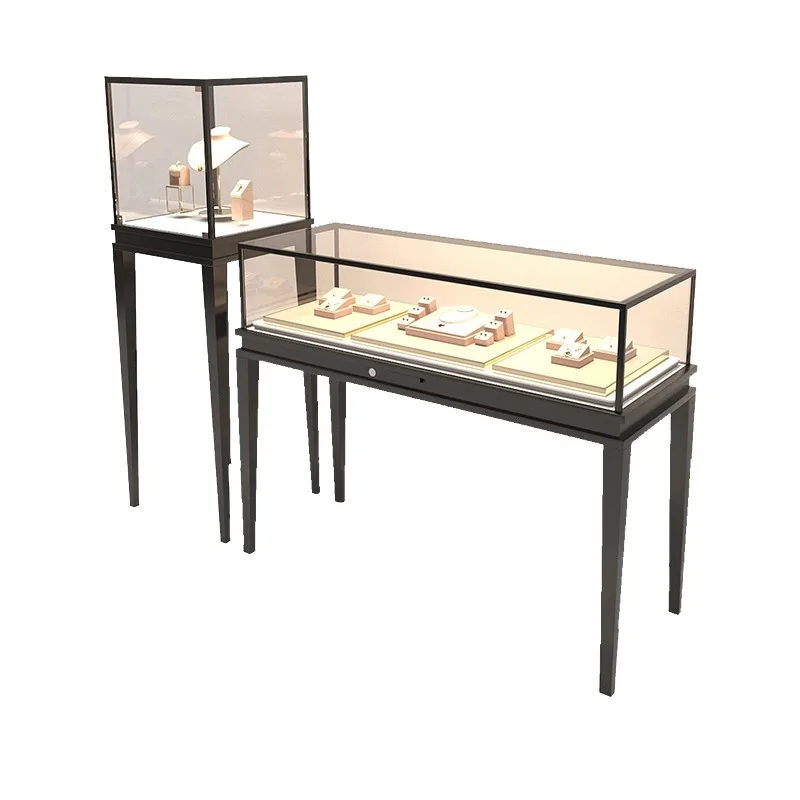 Custom.Luxury Custom Design Glass Showcase Display Cabinet for Jewelry for Necklace and Earrings from a Jewelry Store Kiosk
Custom.Luxury Custom Design Glass Showcase Display Cabinet for Jewelry for Necklace and Earrings from a Jewelry Store Kiosk
