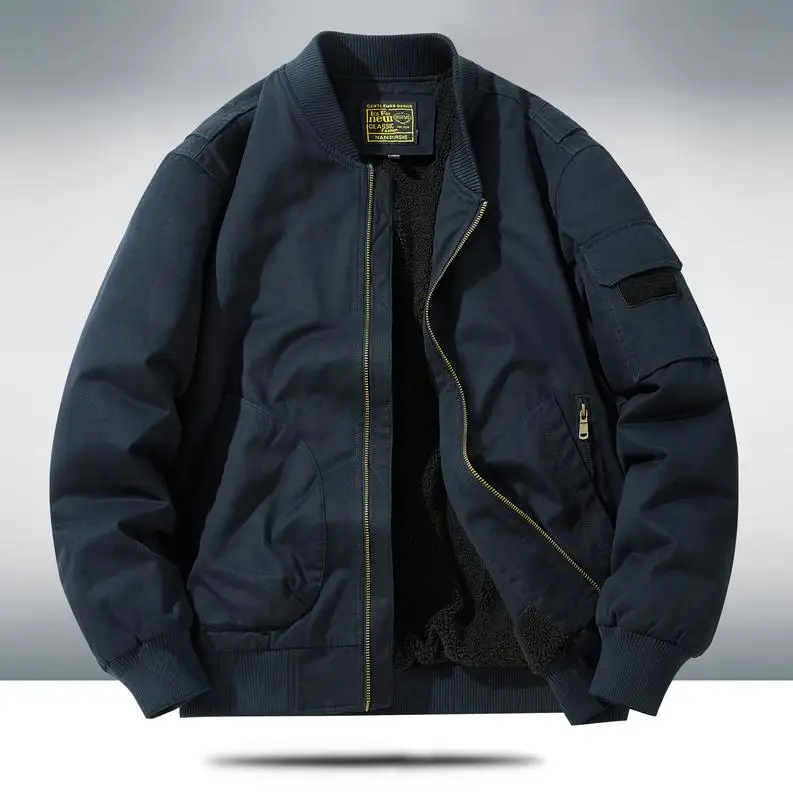 Handsome Jacket Men Solid Color Baseball Jacket Men Retro Style Jacket Men Workwear Top Coat Multi Pocket Stand Collar Jacket
Handsome Jacket Men Solid Color Baseball Jacket Men Retro Style Jacket Men Workwear Top Coat Multi Pocket Stand Collar Jacket