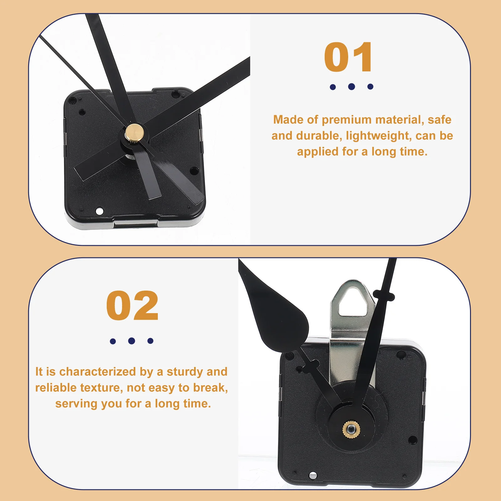 1Set Clock Mechanism Replacement Silent Wall Clock Movement Repair Kit DIY Accessories Parts for Frameless Craft Clocks DIY
1Set Clock Mechanism Replacement Silent Wall Clock Movement Repair Kit DIY Accessories Parts for Frameless Craft Clocks DIY