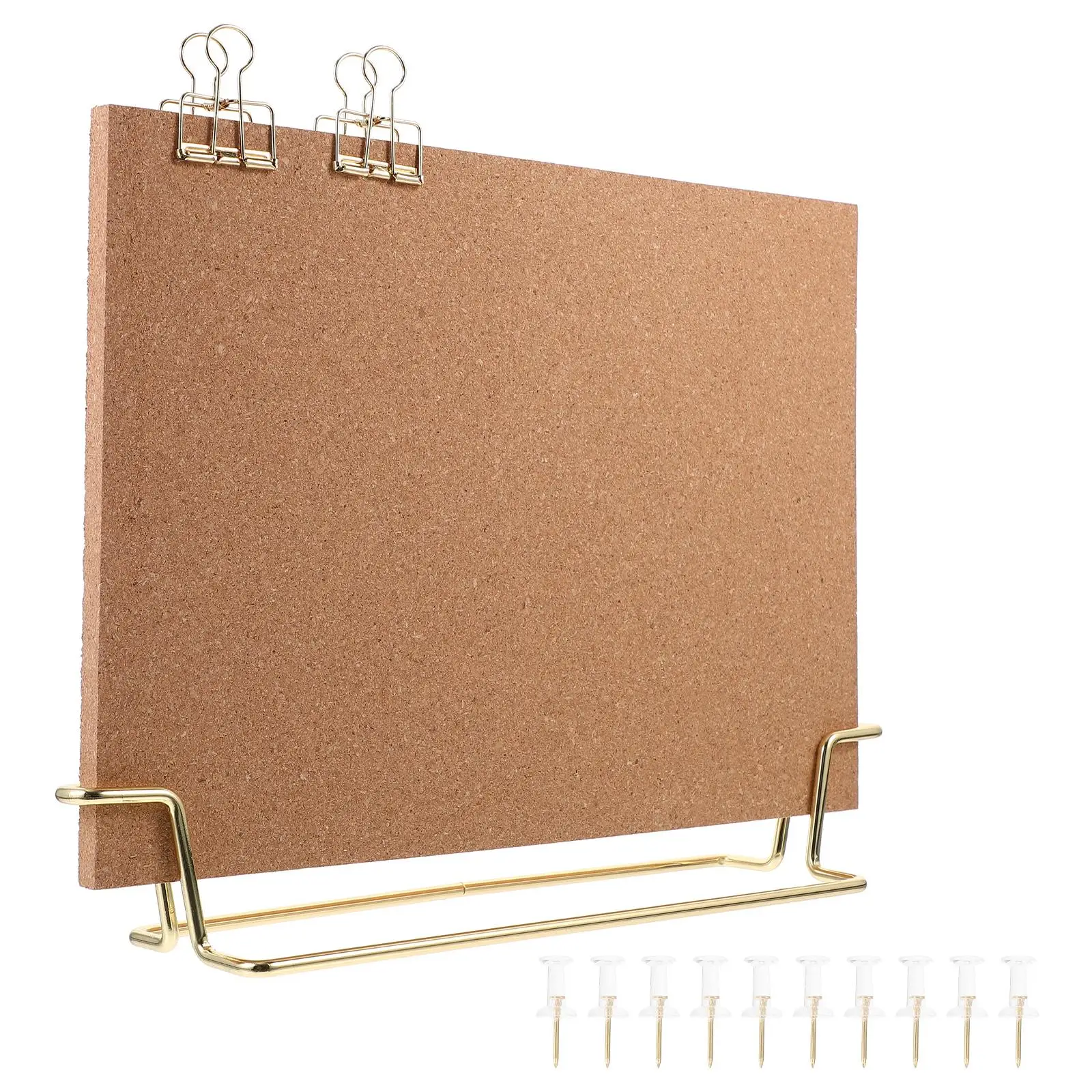 Creative A4 Gold Desktop Cork Board for Photos Notes Office Use Bulletin Announcement Letter Pin Framed Display
Creative A4 Gold Desktop Cork Board for Photos Notes Office Use Bulletin Announcement Letter Pin Framed Display