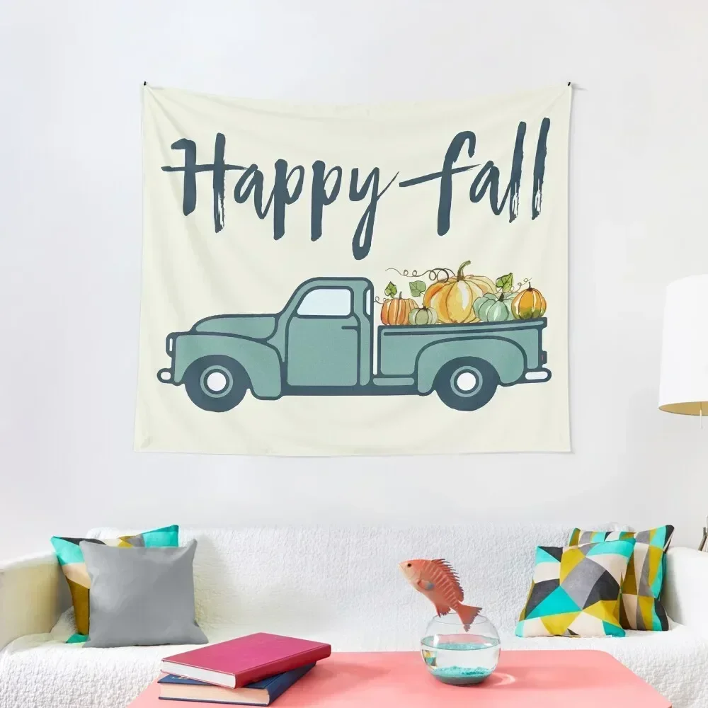 Happy Fall Vintage Pumpkin Truck Tapestry Home Decorations Custom Room Decor Wall Hanging Decor Tapestry
Happy Fall Vintage Pumpkin Truck Tapestry Home Decorations Custom Room Decor Wall Hanging Decor Tapestry