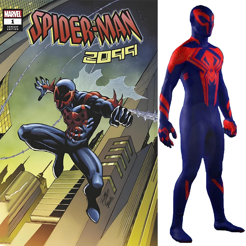 Game Marvel Contest of Champions Cosplay Spiderman 2099 3D Printed Spandex Outfit Halloween Costume Zenzai BodySuits Adult Kids
Game Marvel Contest of Champions Cosplay Spiderman 2099 3D Printed Spandex Outfit Halloween Costume Zenzai BodySuits Adult Kids