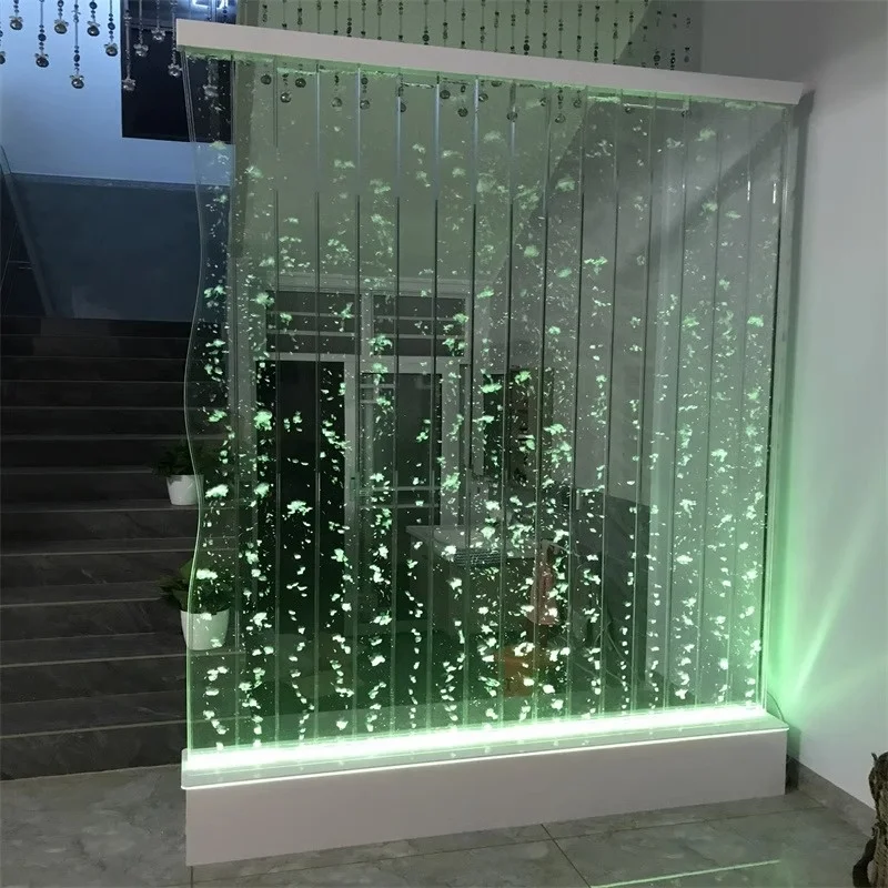 Customized S-Shape Acrylic Bubble Curtain Large Water Curtain Wall Flow Screen for Indoor Use Printed
Customized S-Shape Acrylic Bubble Curtain Large Water Curtain Wall Flow Screen for Indoor Use Printed