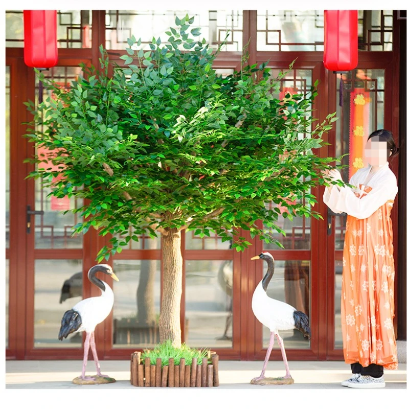Simulation banyan tree large fake tree wishing tree hotel indoor and outdoor green plant decoration wedding window props 
Simulation banyan tree large fake tree wishing tree hotel indoor and outdoor green plant decoration wedding window props