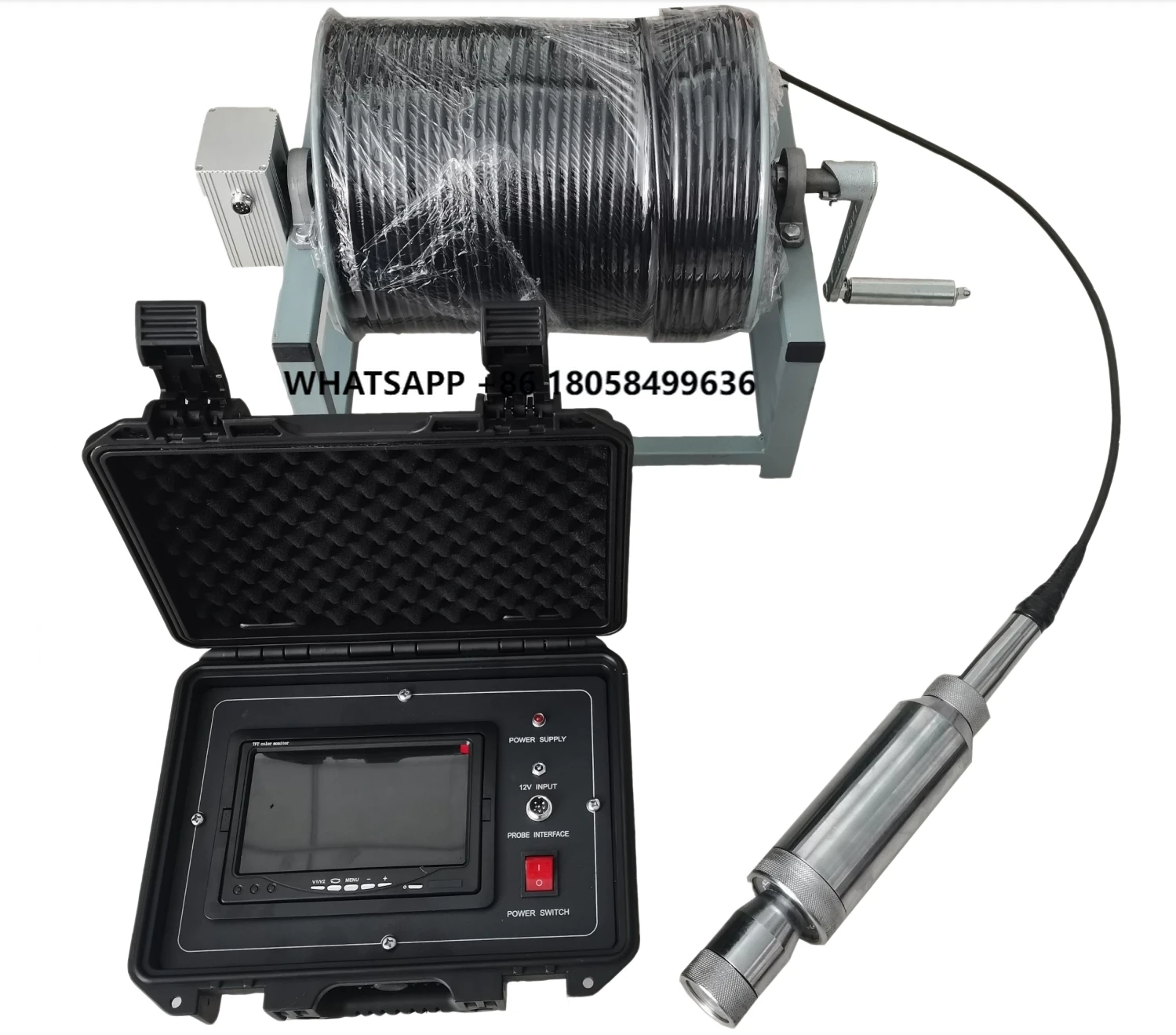 300m Depth Well Camra Simple Model Deep Well Borehole Inspection Camra Panoramic Well Camra
300m Depth Well Camra Simple Model Deep Well Borehole Inspection Camra Panoramic Well Camra