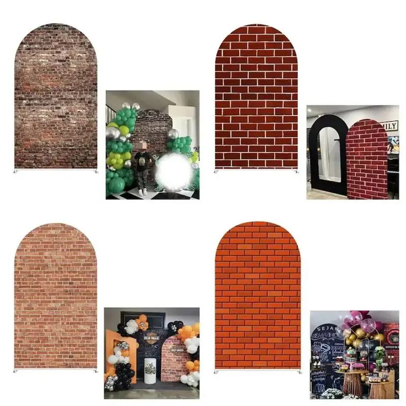 Brick Wall Arch Backdrop Cover Wrinkle Free Fit Suitable for Farmhouse Style Retro Wedding Photography Birthday Party
Brick Wall Arch Backdrop Cover Wrinkle Free Fit Suitable for Farmhouse Style Retro Wedding Photography Birthday Party