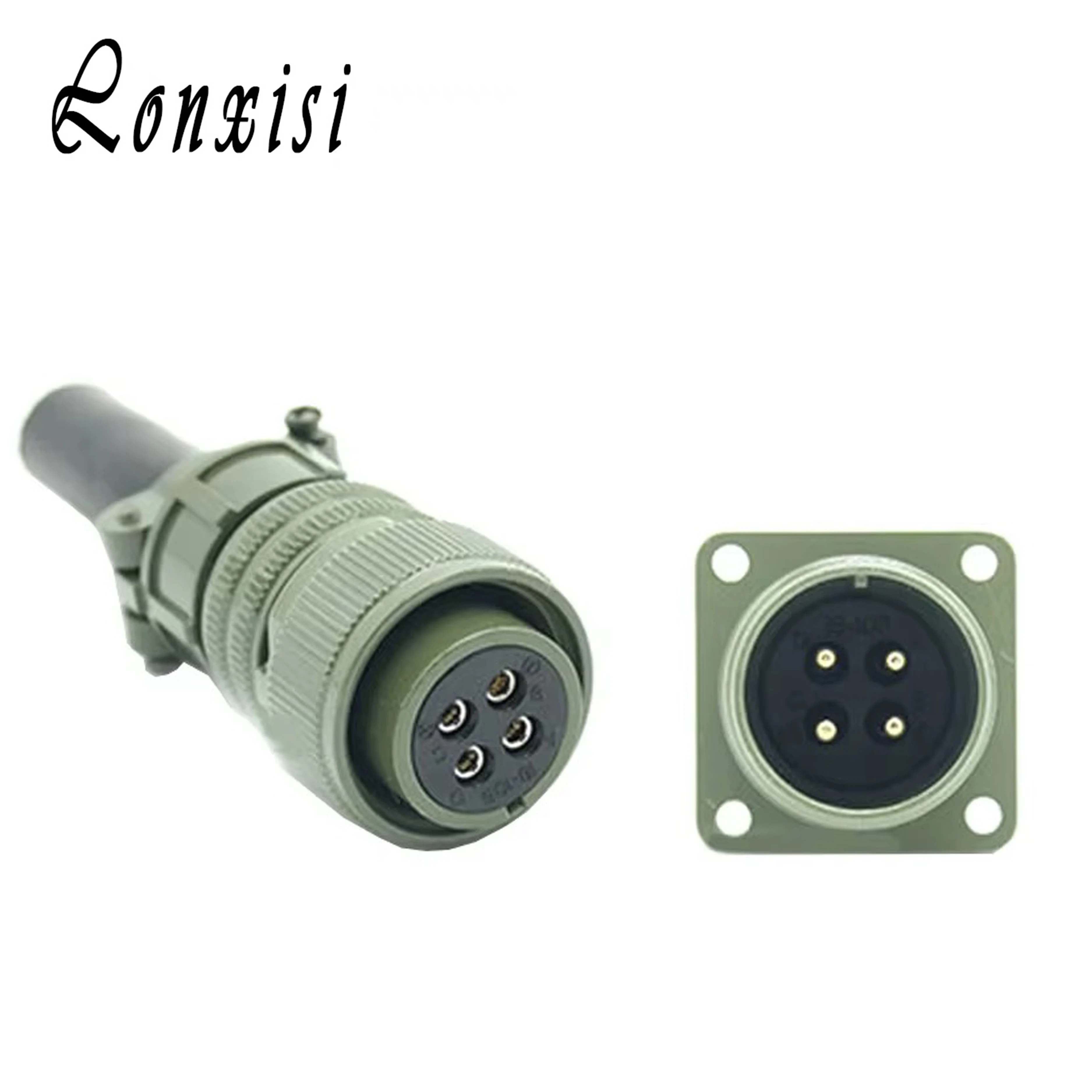 1 Set 4 Pin MS5015 Military Standard Aviation Electricity Plug MS3108A-18-10S/P MS3102A Straight Elbow Male Female Connector
1 Set 4 Pin MS5015 Military Standard Aviation Electricity Plug MS3108A-18-10S/P MS3102A Straight Elbow Male Female Connector