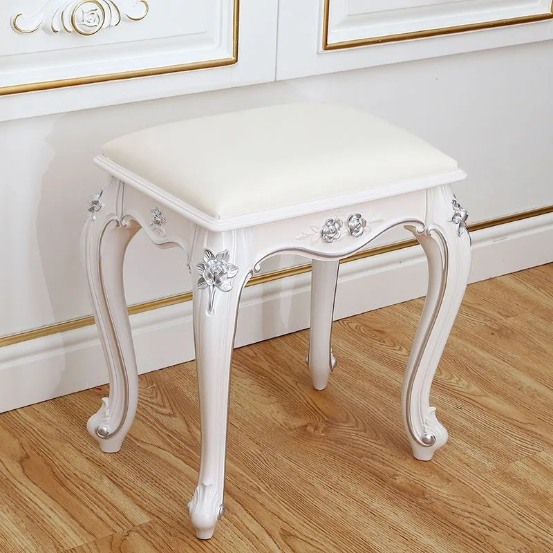 European Makeup Stool Imitation Solid Wood American Dresser Stools White Bedroom Modern Simple Nail Stool Household Ottomans
European Makeup Stool Imitation Solid Wood American Dresser Stools White Bedroom Modern Simple Nail Stool Household Ottomans
