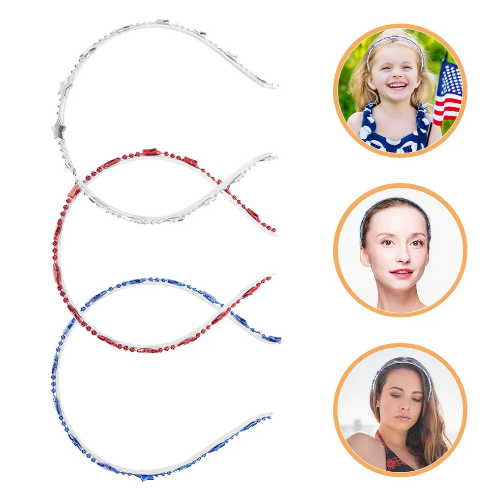 9Pcs Patriotic Star Hairband Set Independence Day Headband for Women 4Th of July Memorial Day Party Hair
9Pcs Patriotic Star Hairband Set Independence Day Headband for Women 4Th of July Memorial Day Party Hair