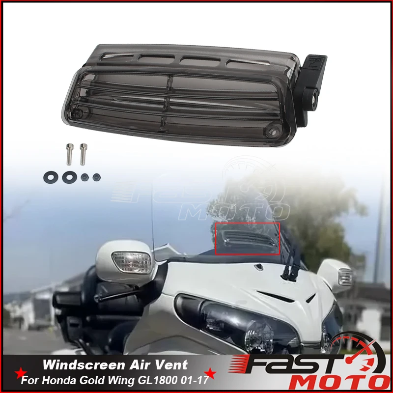 Motorcycle Headlight Fairing Windshield Windscreen Air Vent for Honda Goldwing GL1800 GL 1800 Gold Wing F6B 2001-2017 Accessory
Motorcycle Headlight Fairing Windshield Windscreen Air Vent for Honda Goldwing GL1800 GL 1800 Gold Wing F6B 2001-2017 Accessory