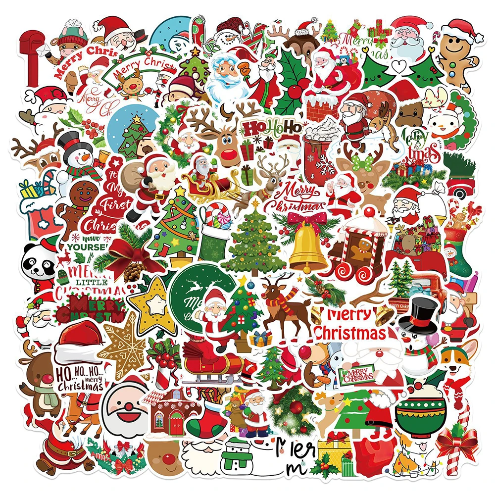 10/30/50/100psc Cute Santa Claus Christmas Cartoon Stickers Decal Laptop Scrapbook Phone Luggage Guitar Graffiti Sticker Kid Toy
10/30/50/100psc Cute Santa Claus Christmas Cartoon Stickers Decal Laptop Scrapbook Phone Luggage Guitar Graffiti Sticker Kid Toy
