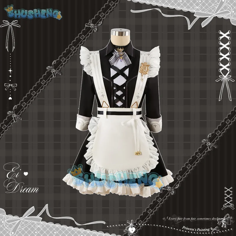 Nu: Carnival Eiden Cosplay Costume Maid Outfit Dress Uniform Halloween Carnival Party Christmas Play Role Clothes Clothing
Nu: Carnival Eiden Cosplay Costume Maid Outfit Dress Uniform Halloween Carnival Party Christmas Play Role Clothes Clothing