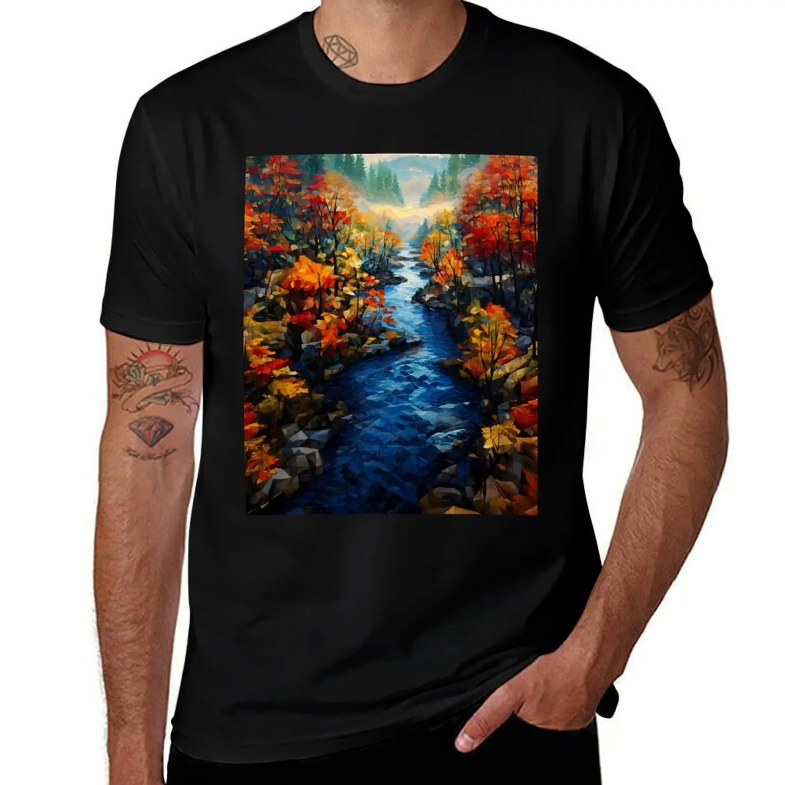 Misty Golden River T-Shirt summer 2025 animal prinfor boys basketball graphic tees plain t shirts men
Misty Golden River T-Shirt summer 2025 animal prinfor boys basketball graphic tees plain t shirts men