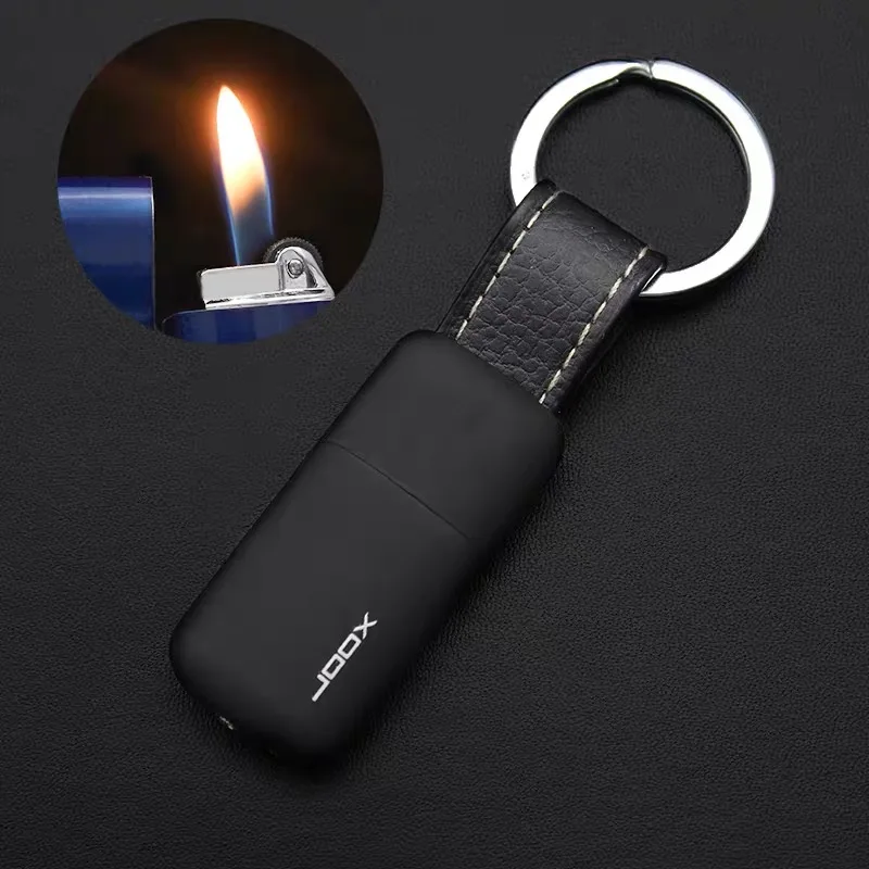 Metal Mini Grinding Wheel Keychain Lighter Windproof Inflatable Open Fire Portable Cigarette Lighter Men's Smoking Gift
Metal Mini Grinding Wheel Keychain Lighter Windproof Inflatable Open Fire Portable Cigarette Lighter Men's Smoking Gift