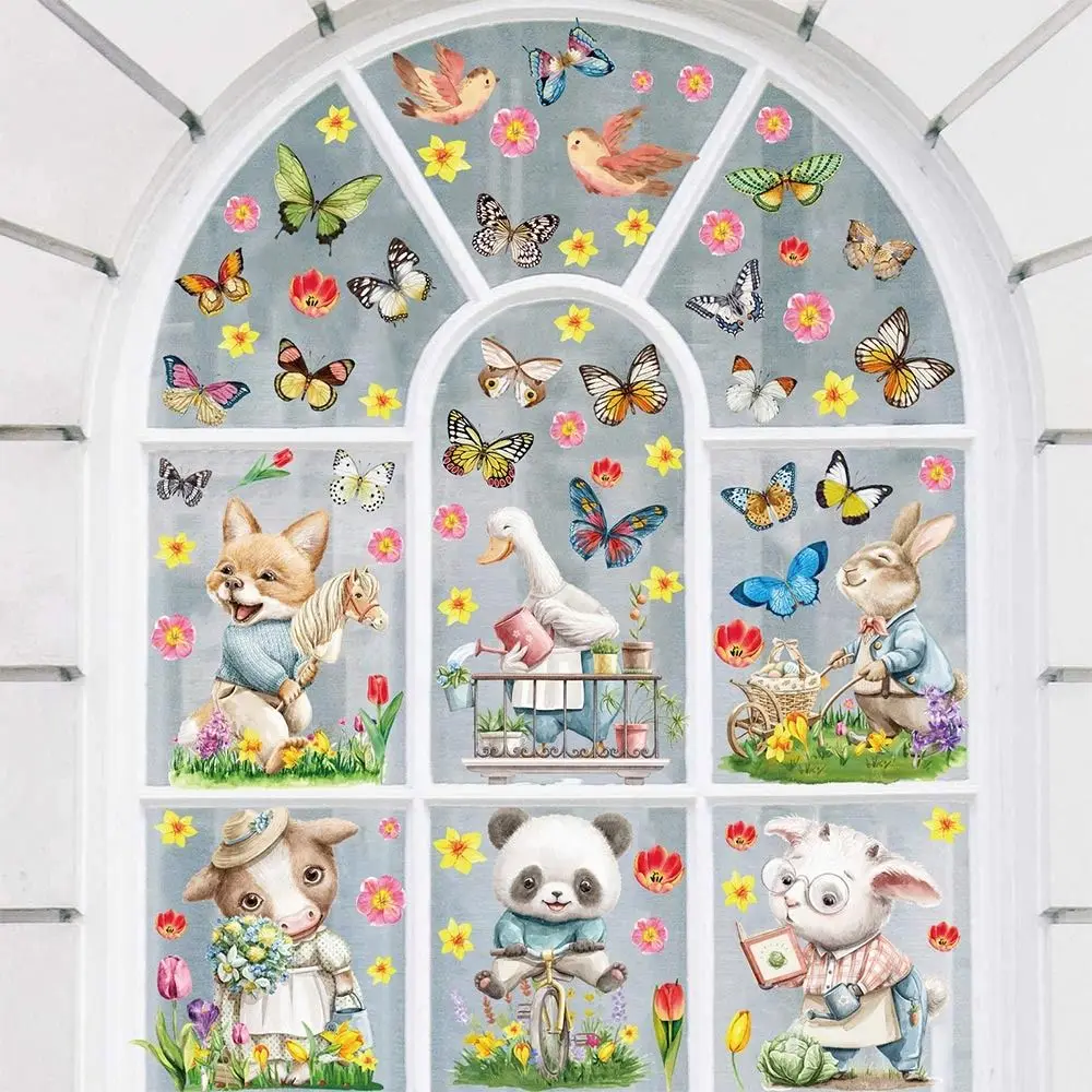 9 Sheets Cartoon Rabbit Easter Window Stickers Multicolor Electrostatic Glass Clings Decals Cartoon Chiken Flower DIY
9 Sheets Cartoon Rabbit Easter Window Stickers Multicolor Electrostatic Glass Clings Decals Cartoon Chiken Flower DIY