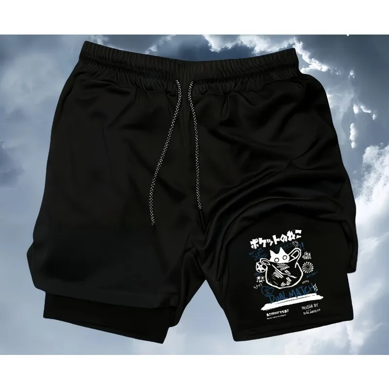 Summer Double-layer Fitness Shorts Men's Fitness Gym Training Multi-functional 2-in-1 Sports Training Jogging Multi-functional
Summer Double-layer Fitness Shorts Men's Fitness Gym Training Multi-functional 2-in-1 Sports Training Jogging Multi-functional