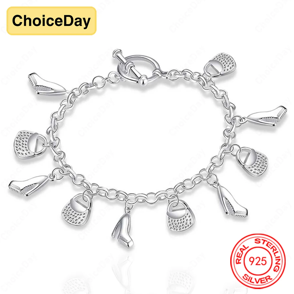 ChoiceDay 925 Sterling Silver 8 Inch 20cm Roman Bracelet Women Charm Gift Accessories Hip Hop Party
ChoiceDay 925 Sterling Silver 8 Inch 20cm Roman Bracelet Women Charm Gift Accessories Hip Hop Party
