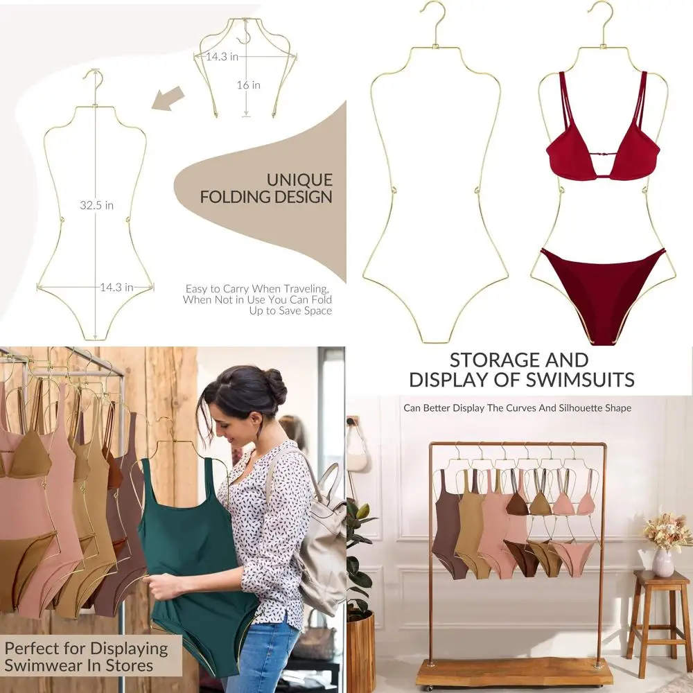 Складная вешалка для нижнего белья с поворотным крючком — высококачественный дизайн для организованного хранения купальников
Складная вешалка для нижнего белья с поворотным крючком — высококачественный дизайн для организованного хранения купальников