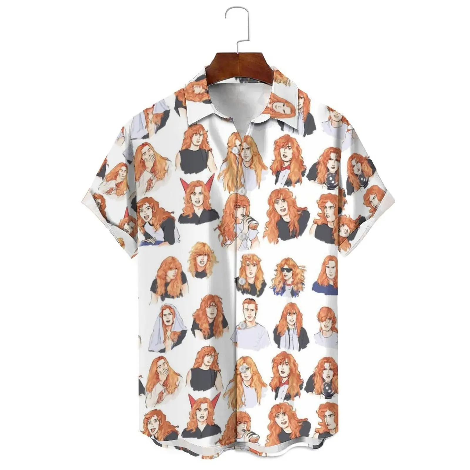 Stylish Summer Casual Loose And Breathable Men's/Women's Solid Color Irregular Illustrated Printed Short-Sleeved Shirt
Stylish Summer Casual Loose And Breathable Men's/Women's Solid Color Irregular Illustrated Printed Short-Sleeved Shirt