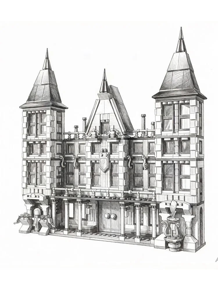 1601PCS Modular Building Blocks Creative Assembly Xmas Gifts For Fans bricks MOC Malfoy Manor assembles building block models
1601PCS Modular Building Blocks Creative Assembly Xmas Gifts For Fans bricks MOC Malfoy Manor assembles building block models