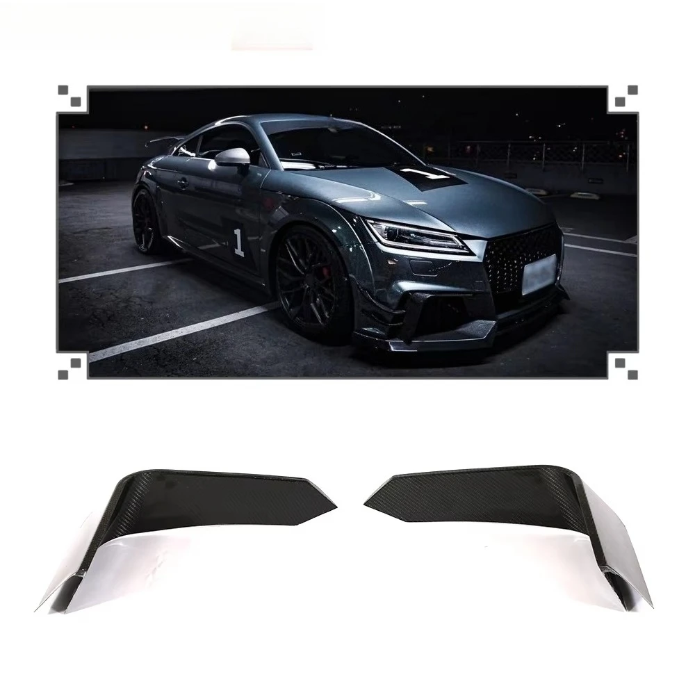 Carbon Fiber 2pcs Front Bumper Fins Fender Vents Canards for TTRS 2-Door Coupe 2016 2017 2018 Front Bumper Fins
Carbon Fiber 2pcs Front Bumper Fins Fender Vents Canards for TTRS 2-Door Coupe 2016 2017 2018 Front Bumper Fins