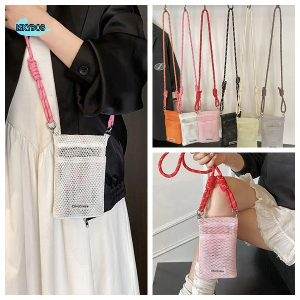 Cute Korean Style Nylon Mesh Bag Purse Solid Color Nylon Shoulder Bag Crossbody Bag Wallet Bags Mobile Phone Bag Travel
Cute Korean Style Nylon Mesh Bag Purse Solid Color Nylon Shoulder Bag Crossbody Bag Wallet Bags Mobile Phone Bag Travel
