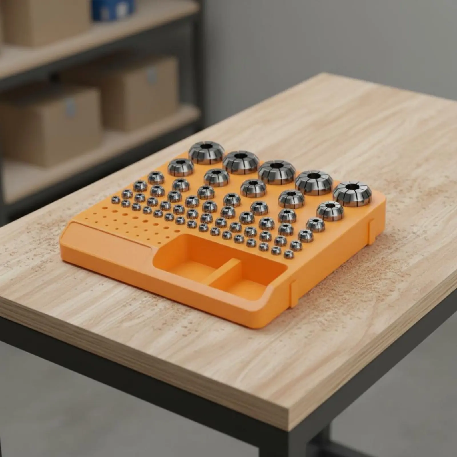 CNC Tool Storage Box Multi-Slot Design Milling Cutter Storage Case Collet Organizer Tray 84 Holes Milling Cutter Organizer
CNC Tool Storage Box Multi-Slot Design Milling Cutter Storage Case Collet Organizer Tray 84 Holes Milling Cutter Organizer