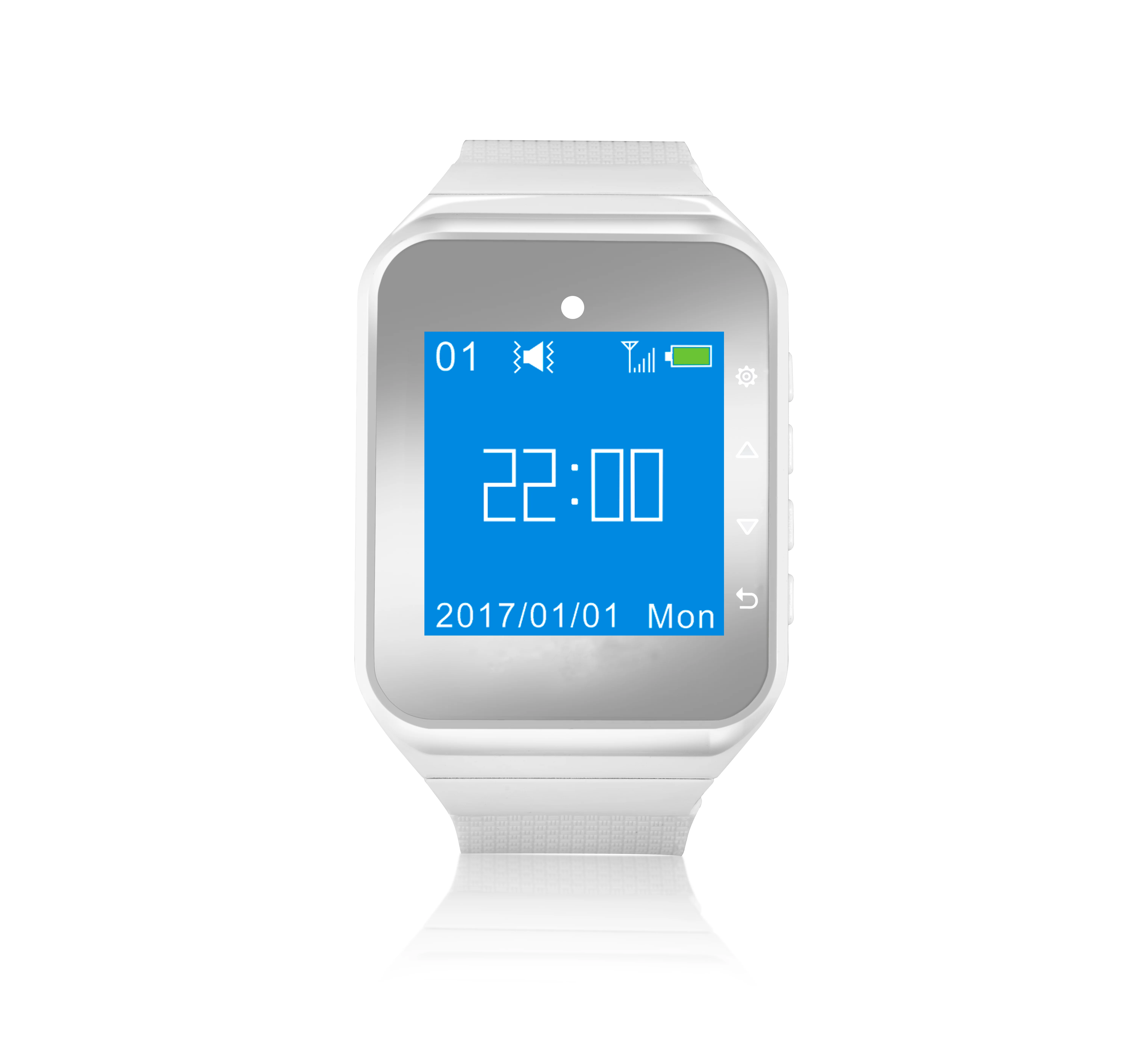 Daytech SW05 Wireless 300M Long Range White/Black CE Certified Smart Watch Pager with Table Wireless Calling System
Daytech SW05 Wireless 300M Long Range White/Black CE Certified Smart Watch Pager with Table Wireless Calling System