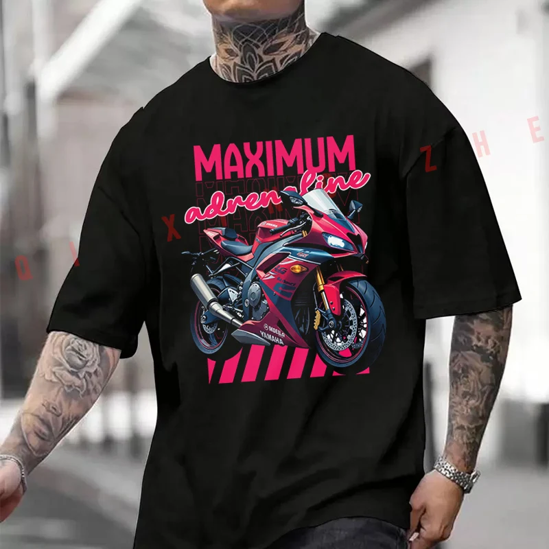 A Sports Motorcycle In Magenta Tones Motorcycle T-shirt Men And Women Cotton Casual Tshirt Short-sleeve O-neck Tops
A Sports Motorcycle In Magenta Tones Motorcycle T-shirt Men And Women Cotton Casual Tshirt Short-sleeve O-neck Tops