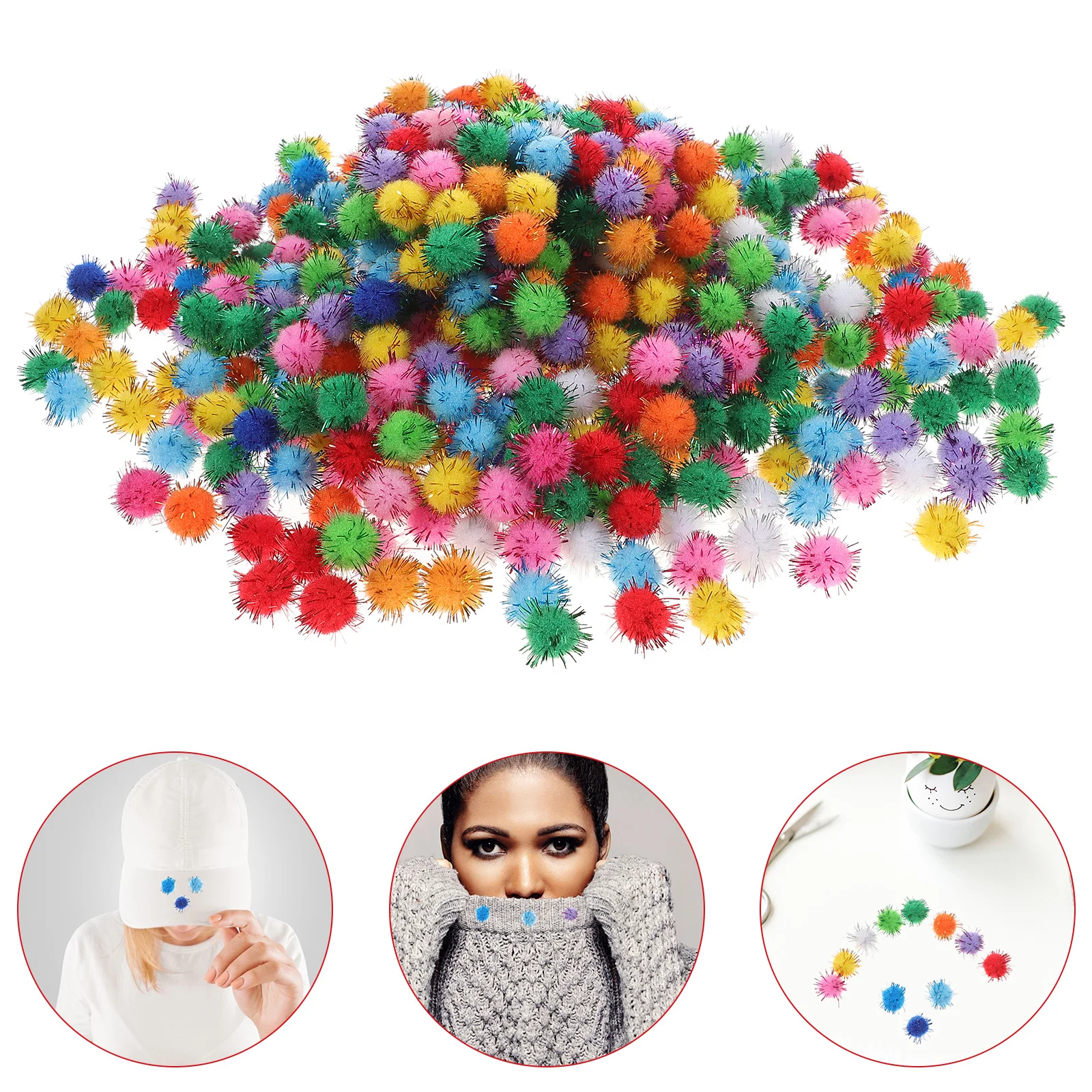 1000Pcs Colored Pom Poms Fluffy Decorative Balls Diy Craft Materials For Hats Shoes Luggage Clothing
1000Pcs Colored Pom Poms Fluffy Decorative Balls Diy Craft Materials For Hats Shoes Luggage Clothing